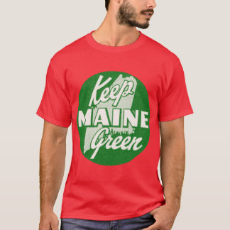 T-shirt 1960 Garder le Maine vert