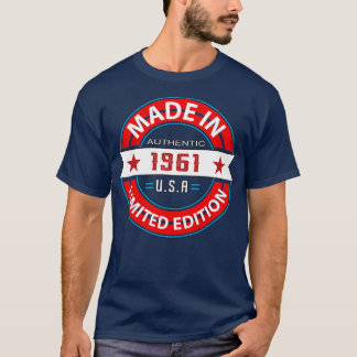 T-shirt 1961 62 Année