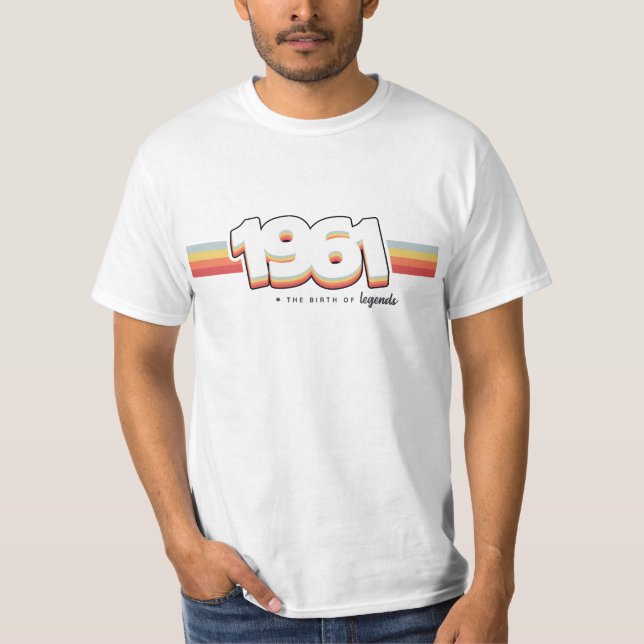 T-shirt 1961 The birth of legends (Devant)