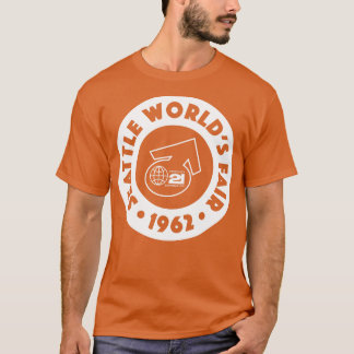 T-shirt 1962 Seattle Worlds Fair Circle White