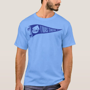 T-shirt 1962 Seattle Worlds Fair J'Y Étais Pennant Blue