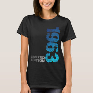 T-shirt 1963 60e anniversaire né en 1963