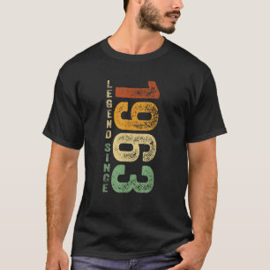 T-shirt 1963 Anniversaire Légende Depuis 1963 Cadeaux Nés
