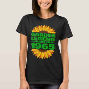 T-shirt 1965 Anniversaire & Vintage 1965 Légende de Jardin
