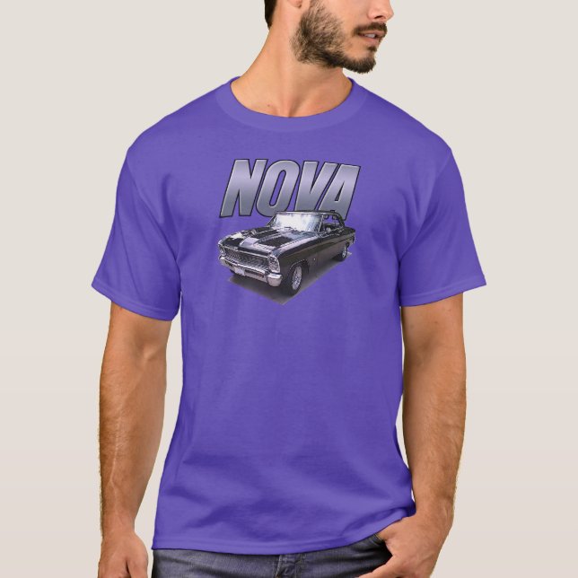 T-shirt 1966 du nova solides solubles de Chevy (Devant)