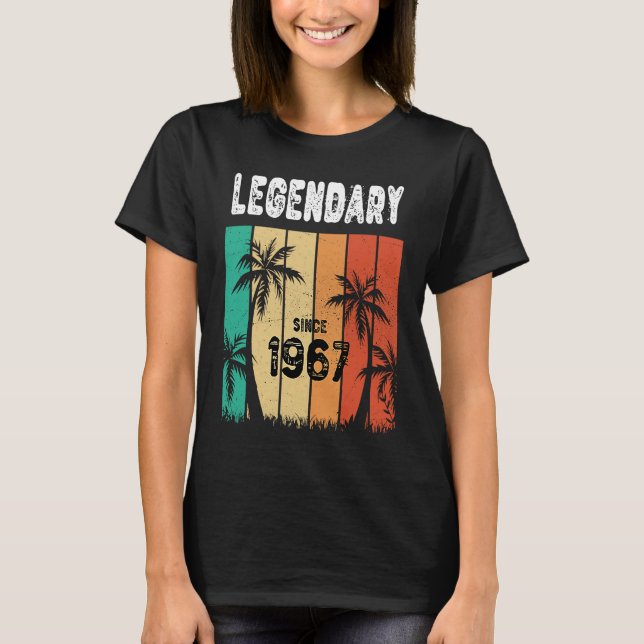 T-shirt 1967 Anniversaire 55e Anniversaire (Devant)