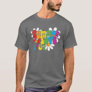 T-shirt 1967 Été D'Amour Hippie 50E Anniversaire Tee HO