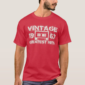T-shirt 1967 Plus grands succès Vintage blanc