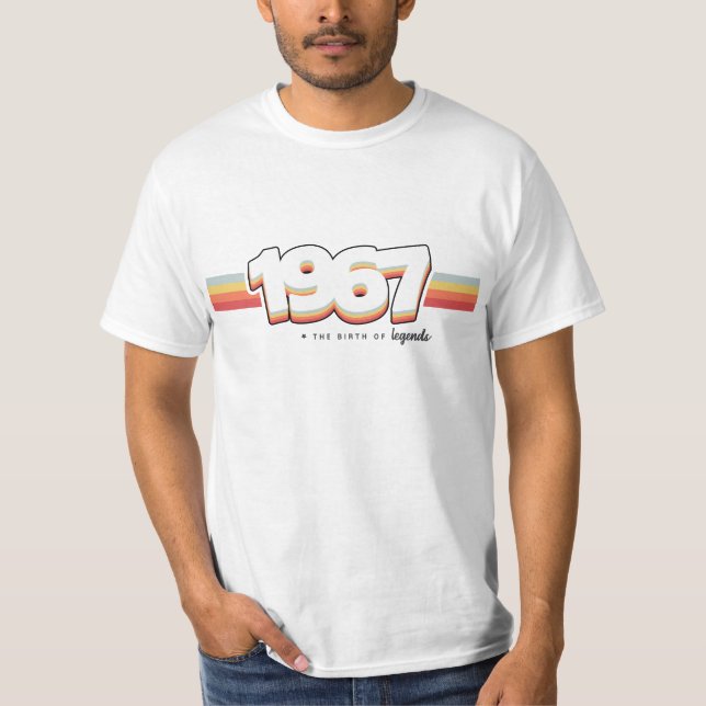 T-shirt 1967 The birth of legends (Devant)
