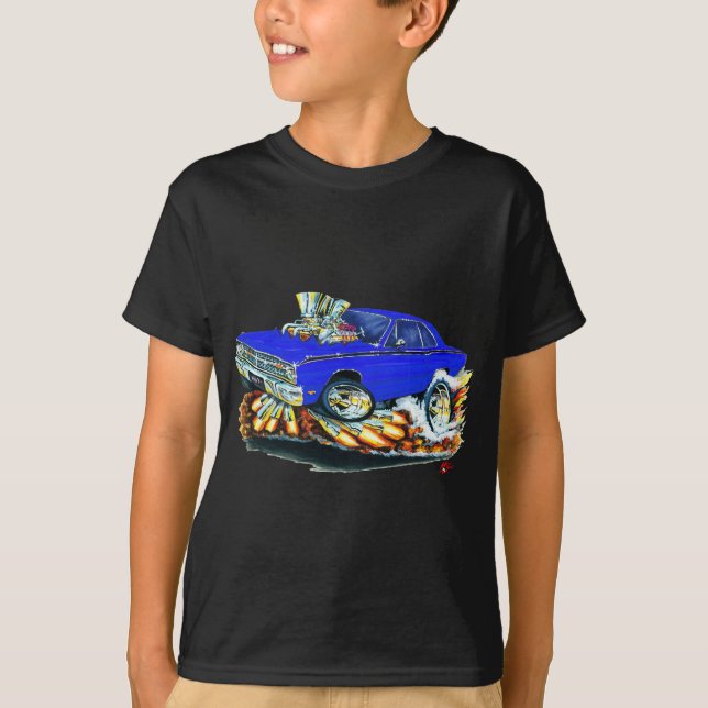 T-shirt 1968-71 voiture de bleu de dard de Dodge (Devant)