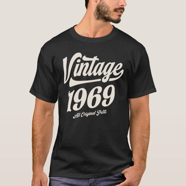 T-shirt 1969 55e anniversaire Cadeaux 55 ans Hommes femmes (Devant)