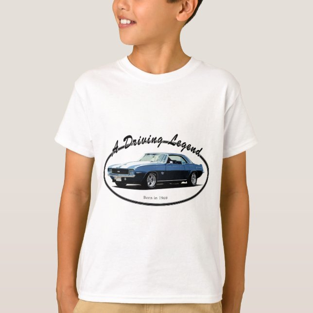 T-SHIRT 1969 BLEU DE CAMARO YENKO (Devant)