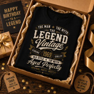 T-shirt 1969 Legendaria Vieillissement Parfait 57e Anniver