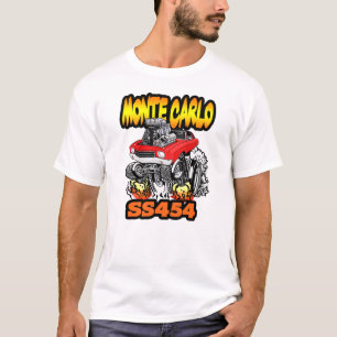 T-shirt 1970 1971 Monte Carlo SS 454 Cartoon Hot Rod