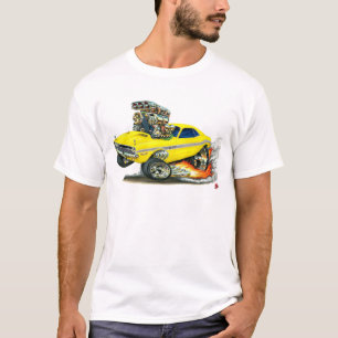 T-shirt 1970-72 voiture de jaune de challengeur de Dodge