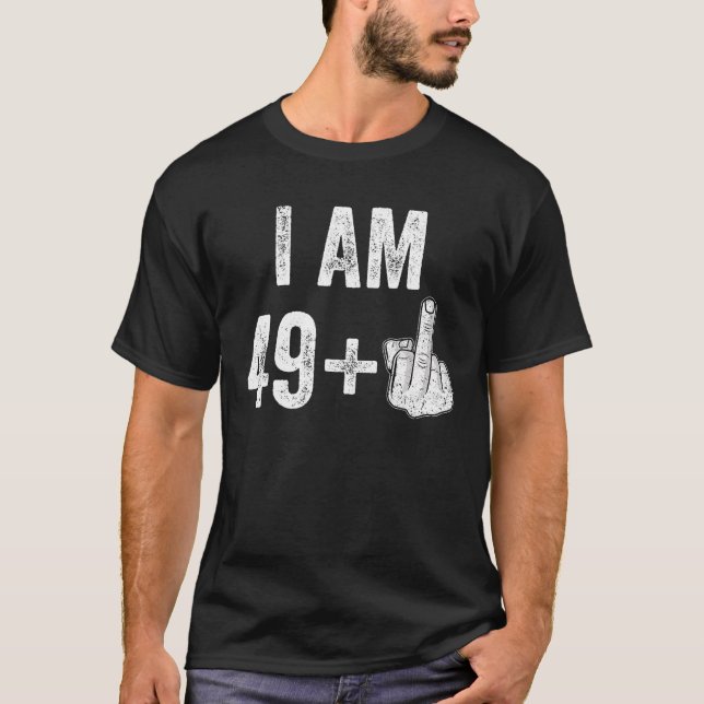 T-shirt 1971 1972 Anniversaire Homme Him Fun 50 Funny 50e (Devant)