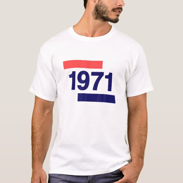 T-shirt 1971, 50E Anniversaire (Devant)