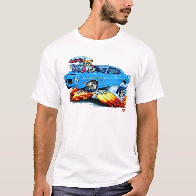 T-shirt 1971-72 voiture de bleu de juge de GTO (Devant)
