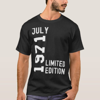 T-shirt 1971 Juillet Bonne fête d'anniversaire
