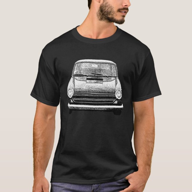 T-shirt 1972 Morris 1800 Croquis (Devant)