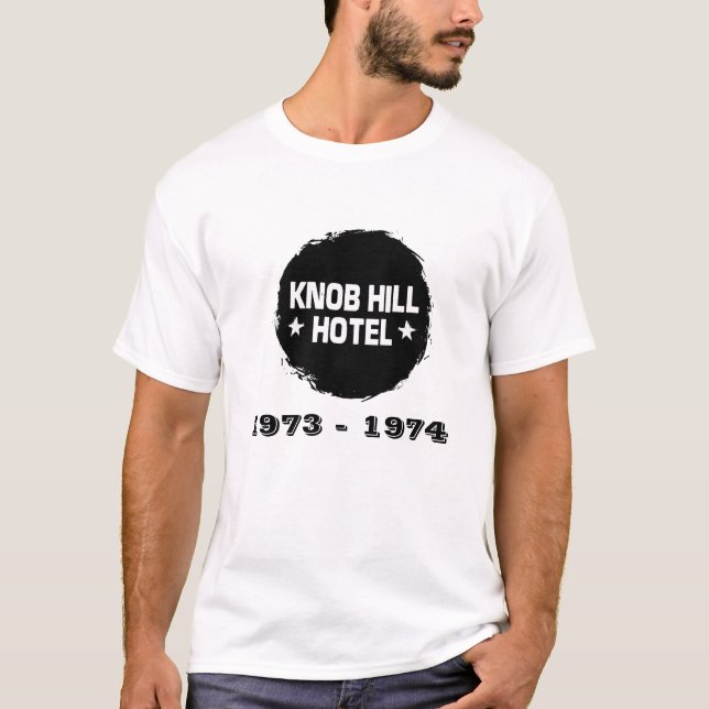T-SHIRT 1973 - 1974 - HÔTEL KNOB HILL (Devant)