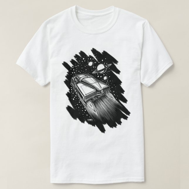 T-shirt 1973 Buick Riviera Boattail Rocket Riviera (Design devant)