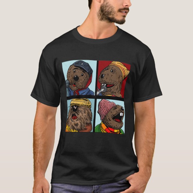 T-shirt 1977 TV pour enfants emmet otter (Devant)