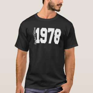 T-shirt 1978 44e anniversaire Femmes Hommes 1