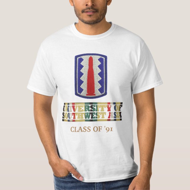T-shirt 197th FNI. Bde. Université de chemise de l'Asie du (Devant)