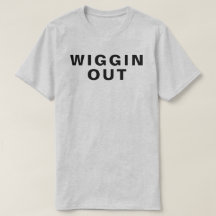 T-shirt 1980 d'argot de WIGGIN rétro