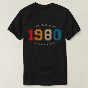 T-shirt 1980 Golden Edition Retro