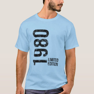 T-shirt 1980 Original Now 46 Retro Birthday Energy