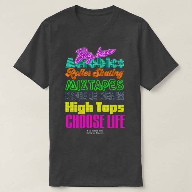 T-shirt 1980x27s Les meilleures années (Design devant)