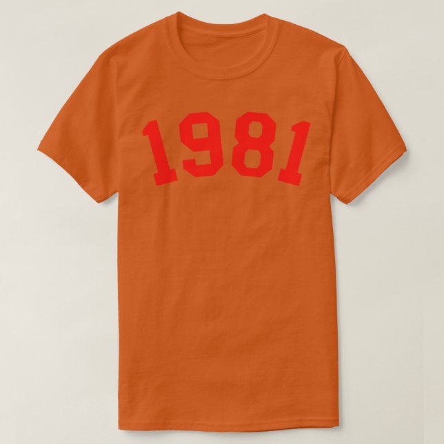 T-SHIRT 1981 (Design devant)