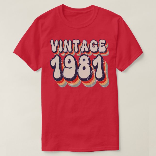 T-shirt 1981 vintage (Design devant)
