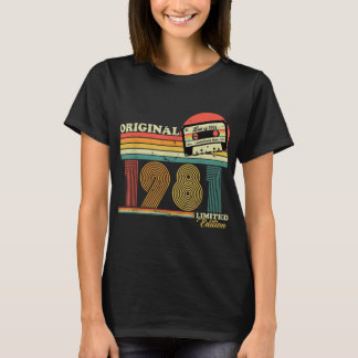 T-shirt 1981 vintage anniversaire rétro Edition limitée ho