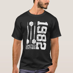 T-SHIRT 1982 DARTS 40E ANNIVERSAIRE
