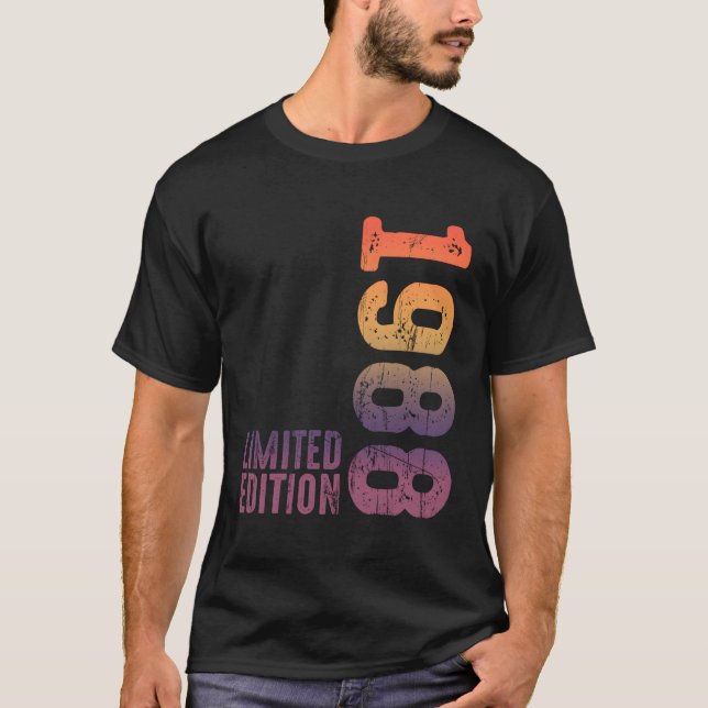T-shirt 1988 Année 1988 Naissance depuis 1988 1988 (Devant)