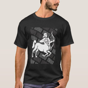 T-shirt 1990 Zodiac Anniversaire Cadeau Horoscope Sagittai
