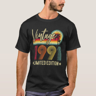 T-shirt 1991 31e anniversaire 31 ans sac
