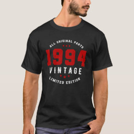 T-shirt 1994 Toutes les pièces originales, Edition Limitée