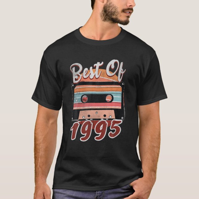 T-shirt 1995 Nouveauté Retro Esthétique 27 Ans Naissance B (Devant)