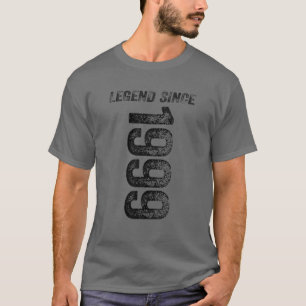 T-shirt 1999 Anniversaire Légende Depuis 1999 Dons Né En 1