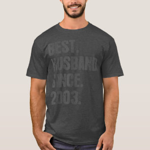 T-shirt 19 Anniversaire Mariage Pour Lui Meilleur Mari Dep