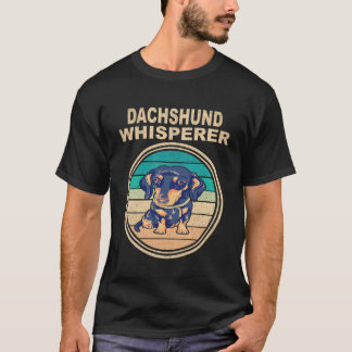 T-shirt 19 Chuchoteur de Dachshund Vintage
