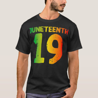 T-shirt 19 juin Couleurs africaines 19 juin 1865 Hommes