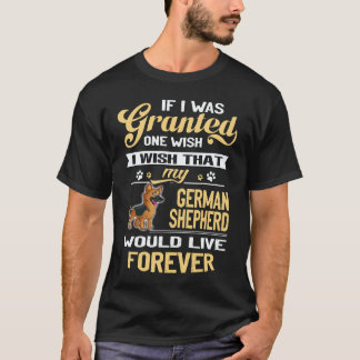 T-shirt 19 Si j'étais accordé un vœu je souhaite que mon a