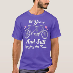 T-shirt 19e anniversaire du Mariage 19 ans ensemble Don I