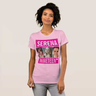 T-shirt 19e anniversaire fête fête fête fête fête photo ro