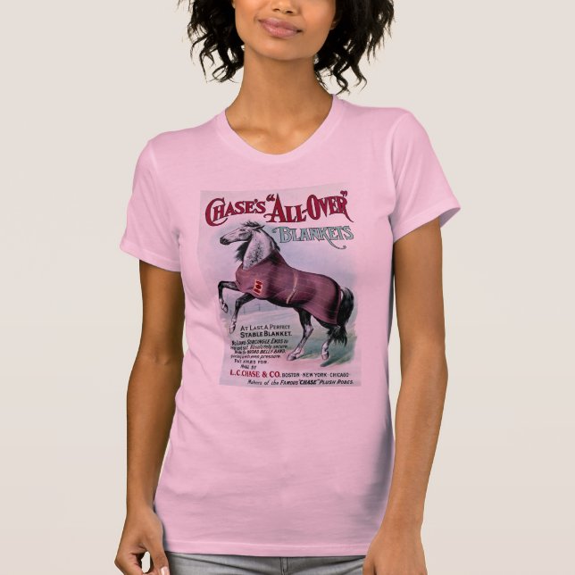 T-shirt 19e C. Couvertures Chase Horse (Devant)